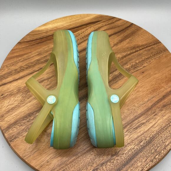 Crocs Carlie Mary Clogs Womens Size 8 Jelly Casual Slingback Sandals - Picture 6 of 8